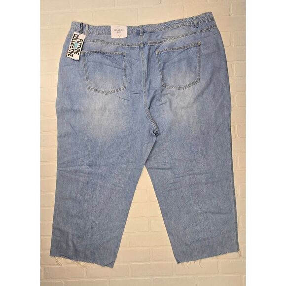 Future Collective Mid Rise Straight Leg Size 26 - Picture 2 of 2